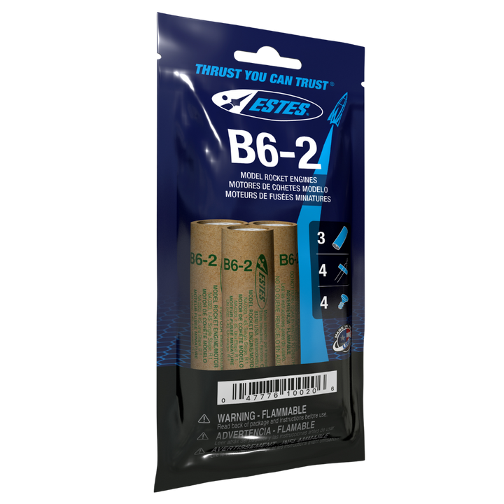 Estes B6-2 Engines (10020) product view 1