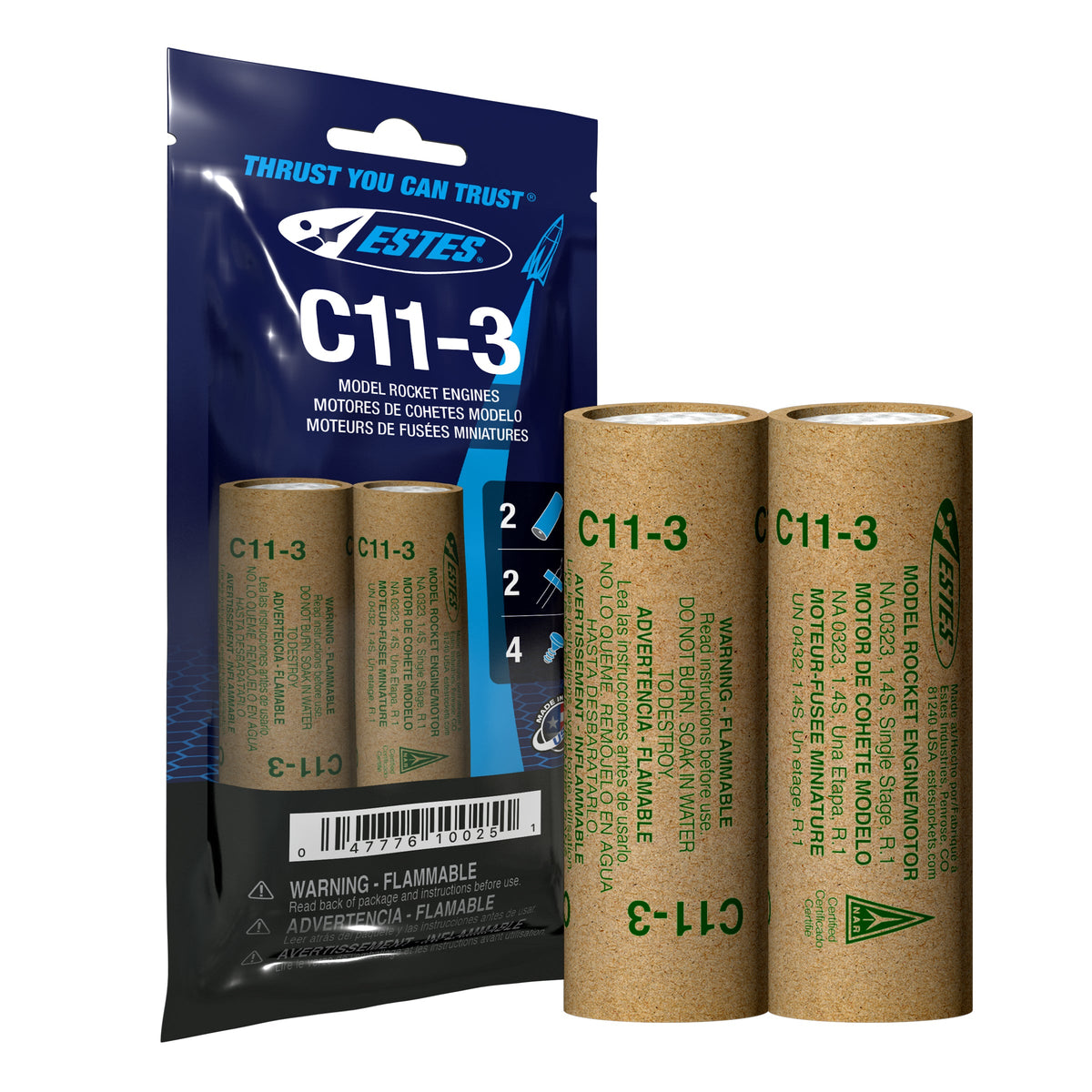 Estes C11-3 Engines (10025) product view 2