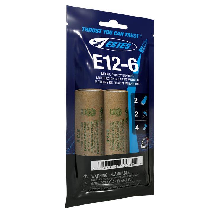 Estes E12-6 Engines (10030) product view 1