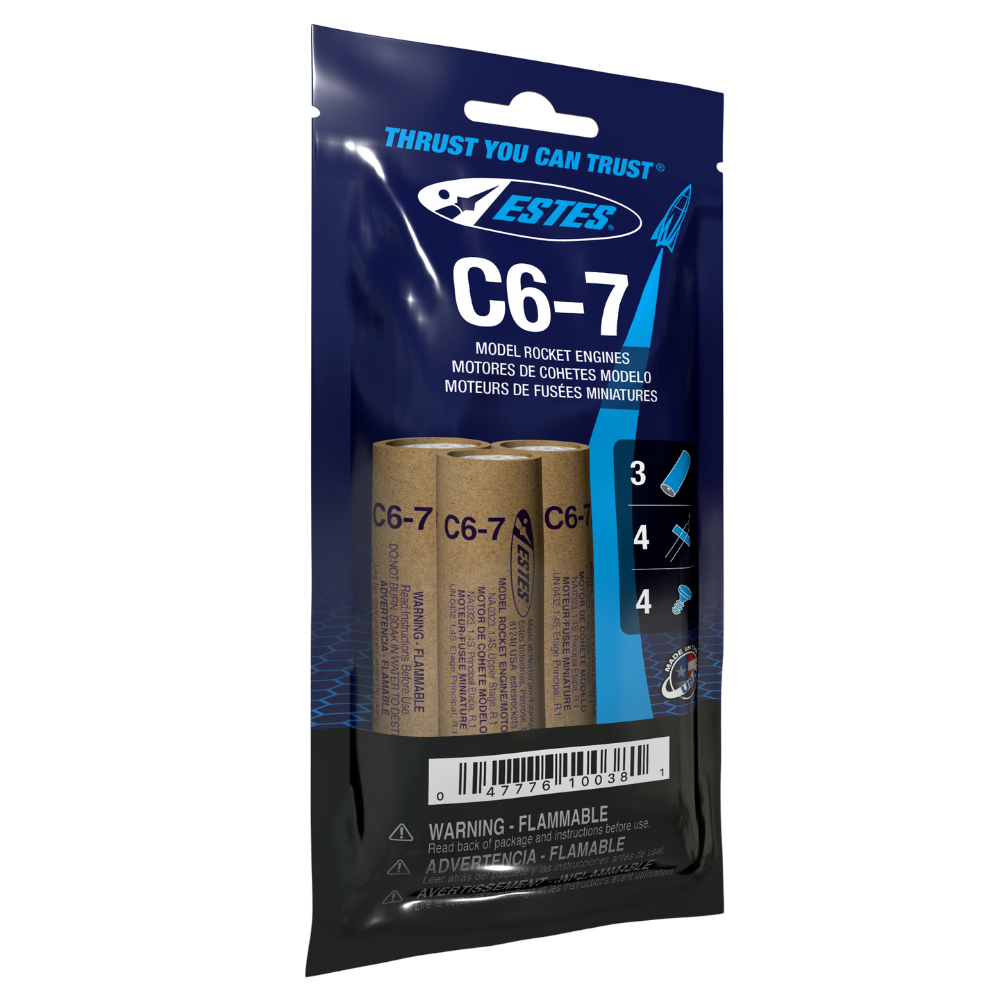 Estes C6-7 Engines (10038) product view 1