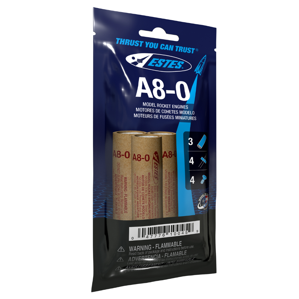 Estes A8-0 Engines (10045) product view 1