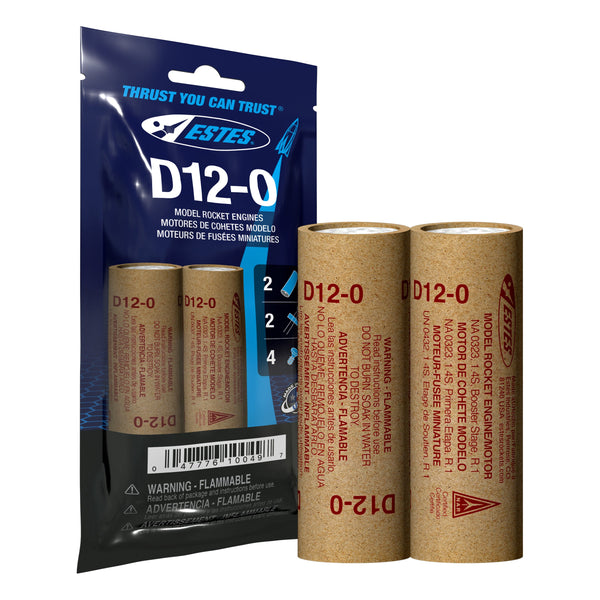 Estes D12-0 Engines (10049) product view 2