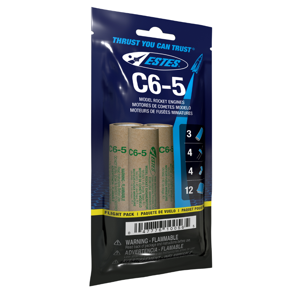 Estes C6-5 Engine Flight Pack (10056) product view 1