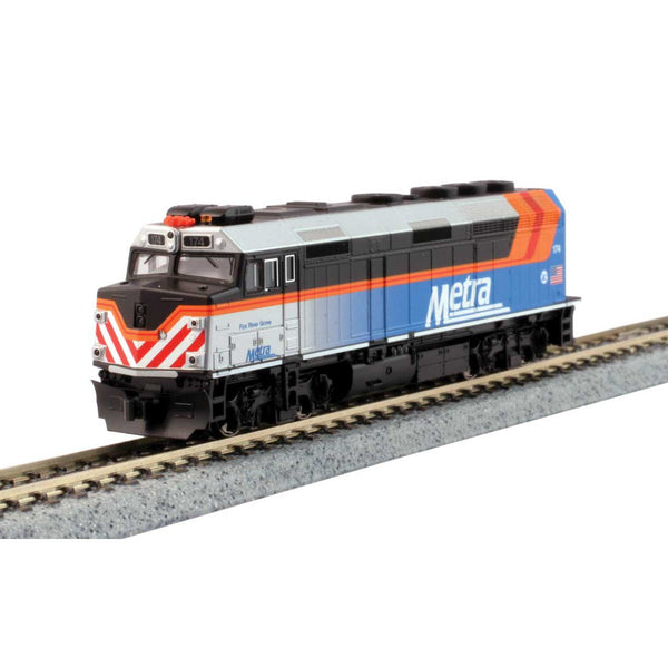 Kato N Scale Chicago Metra #183 Village of Itasca F40PH DCC — exact product reference