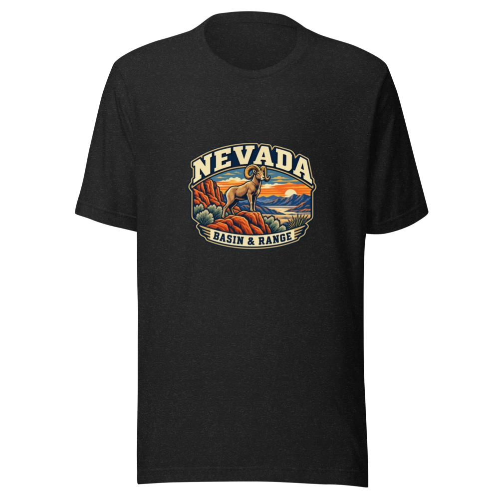 Nevada State Heritage Premium T-Shirt product mockup