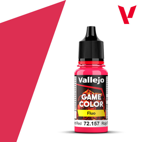 Vallejo Game Color Fluorescent Red 18 ml — exact product view