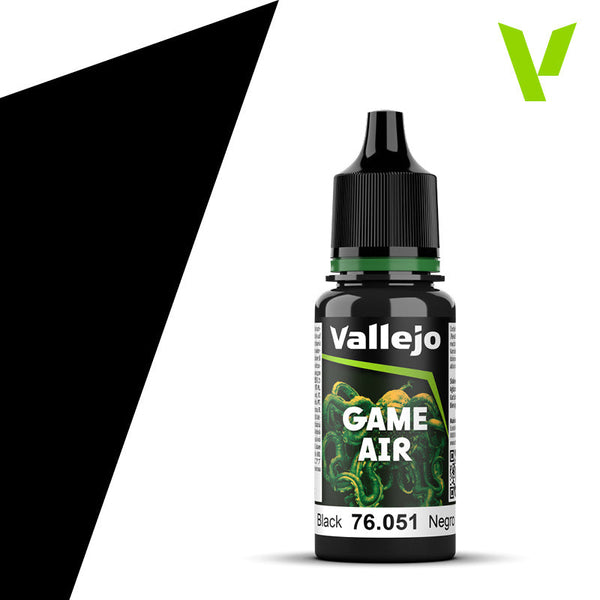 Vallejo Game Air Black 18 ml — exact product reference