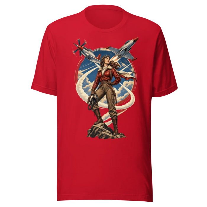 US Service Aviation Heroine 40 T-Shirt product mockup