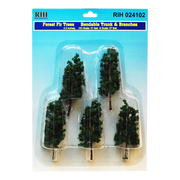 Rock Island Hobby RIH024102 Forest Fir Trees with bendable trunk and branches; HO Scale: 31 ft; N scale: 57 ft; O scale 17 ft. — exact Rock Island Hobby product image