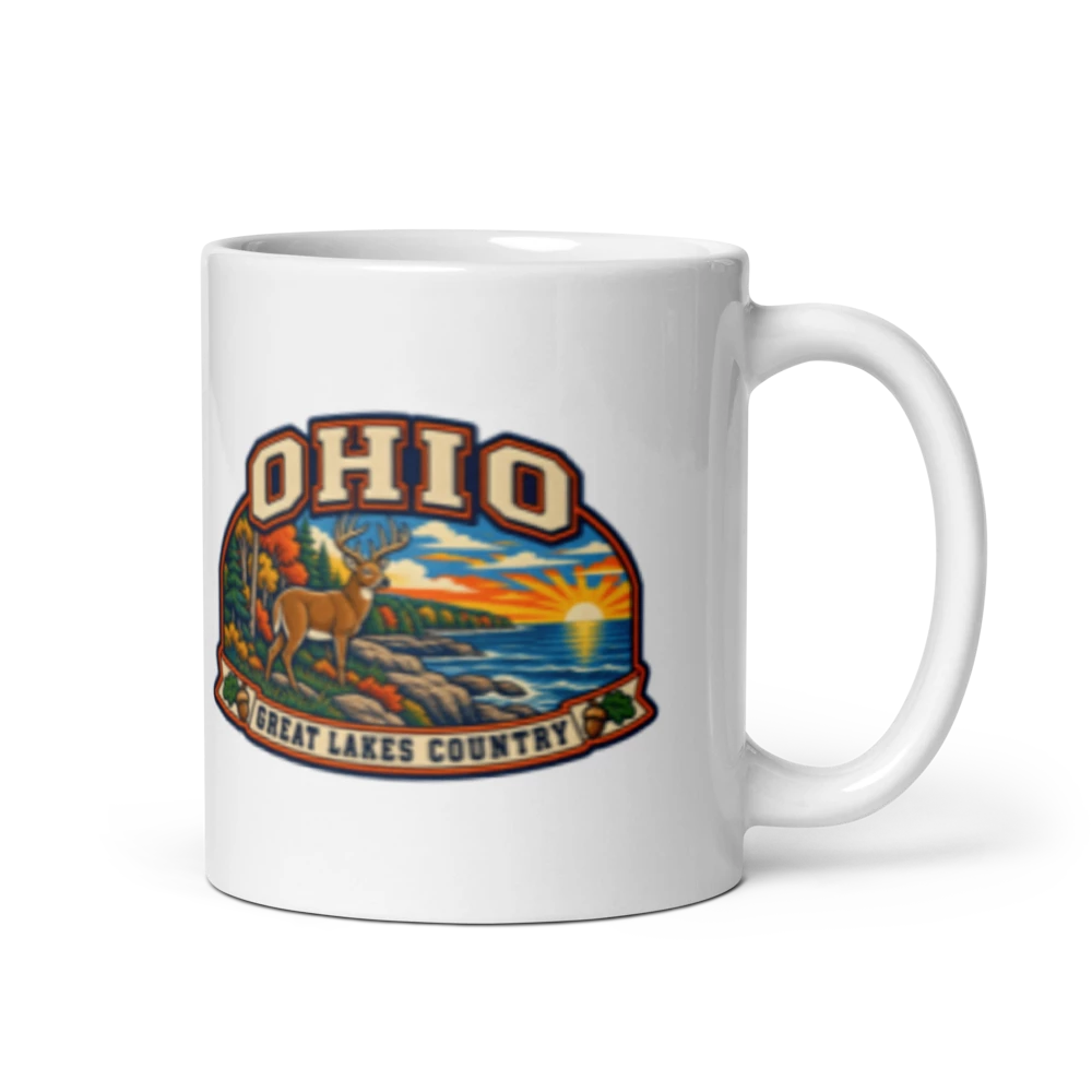 Ohio Heritage Badge Coffee Mug – 11 oz product mockup