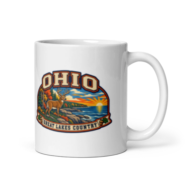 Ohio Heritage Badge Coffee Mug – 11 oz product mockup