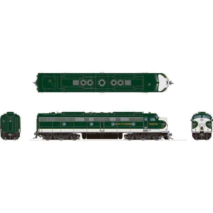 Rapido HO Scale Southern EMD E8a#2925r — exact product reference