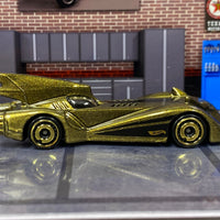 Loose Hot Wheels - Batmobile - Gold and Black