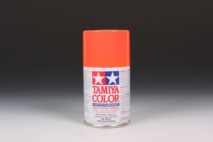 Tamiya PS-20 Fluorescent Red Polycarbonate Spray Paint — exact product reference