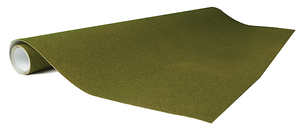 Woodland Scenics RG5132 ReadyGrass Vinyl Mat, 50 x 33 x 1/32" 127 x 83.8 x .1cm, Green Grass — exact product view