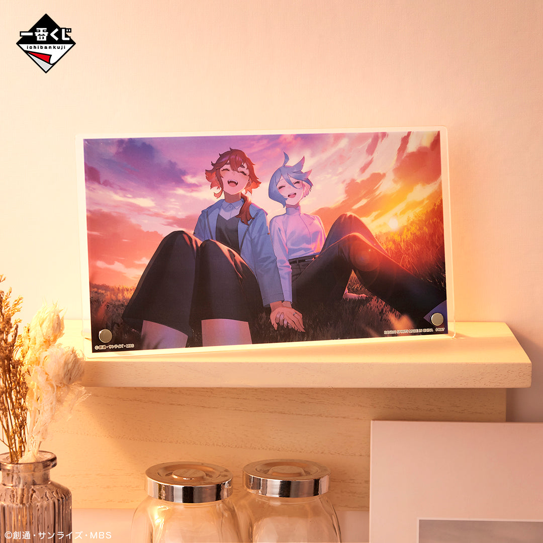 Ichibansho Acrylic Board: Suletta Mercury & Miorine Rembran (The Witch From Mercury Vol.3) — exact product view