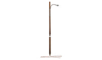 Woodland JP5900 actual single street light with extension pole and wires, detail example