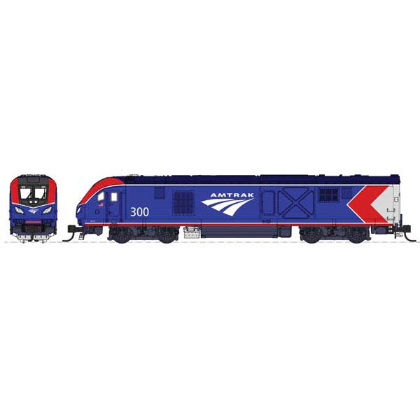 Kato N Scale ALC-42 Charger Amtrak Phase VI #304 w/ Digitrax DCC w/ Soundtraxx DCC + Sound — exact product reference
