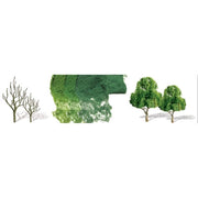 JTT Scenery Products HO 92022 Professional Series Deciduous Trees Kit, 2.5" to 4" (10) — exact JTT Scenery Products product reference