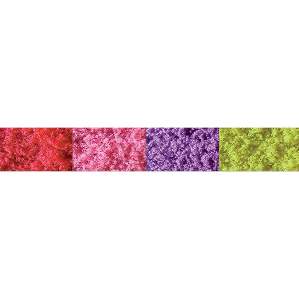 JTT Scenic Turf - Red, Pink, Yellow, Purple, Coarse, 10 cu in | 95147 — exact product reference