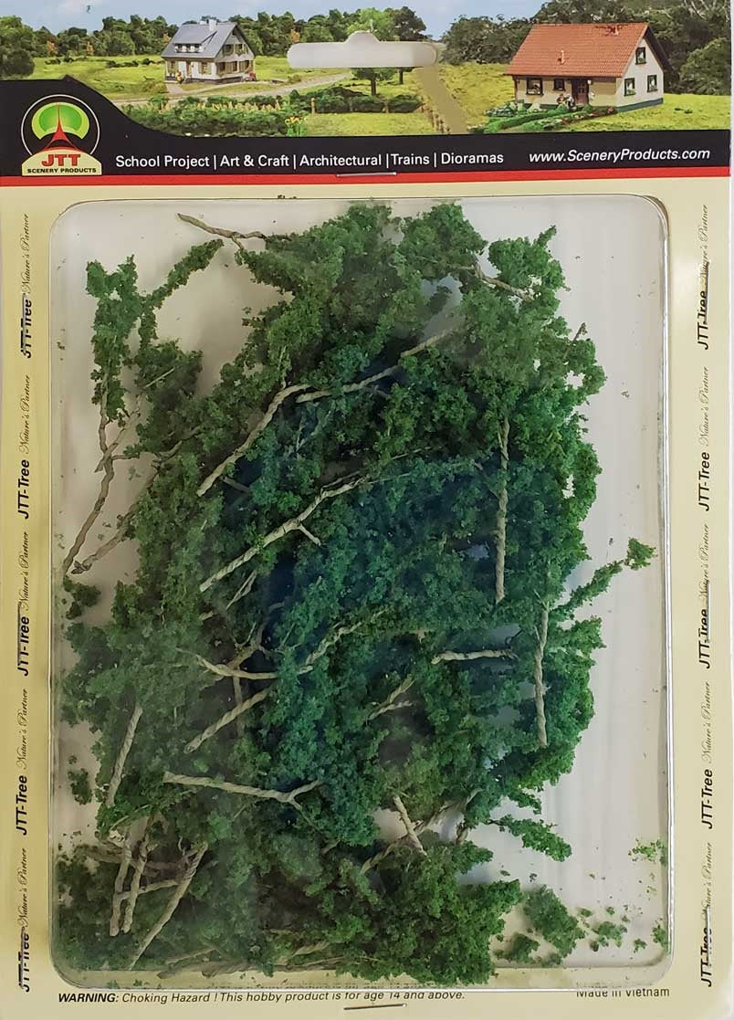 JTT Foliage Branches - Light Green, 1.5"-3" | 95518– product image