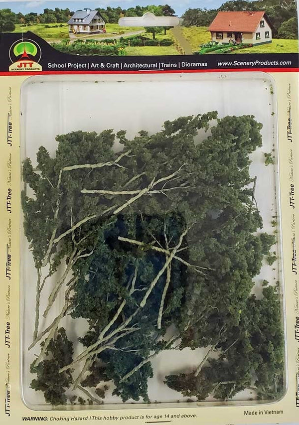 JTT Foliage Branches - Medium Green, 1.5"-3" | 95519 — exact product reference