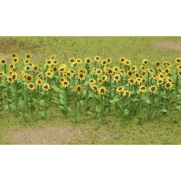 JTT HO Scale Sunflowers - 1", 16-Pack | 95523 — exact product reference