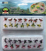 JTT HO Scale Petunias - 3/8", 30-Pack | 95550– product image 1