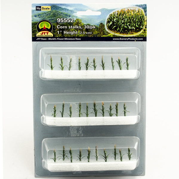JTT HO Scale Corn Stalks - 1", 30-Pack | 95552 — exact product reference