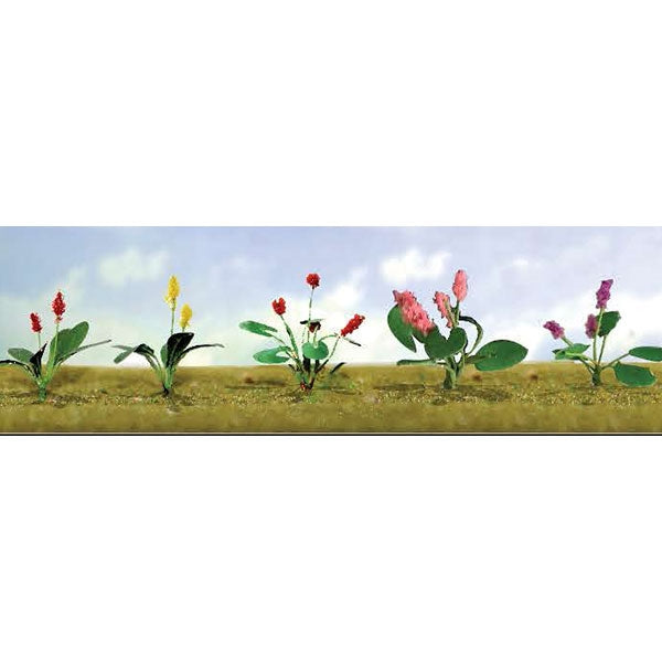 JTT HO Scale Flower Plant Assortment #3 - 12-Pack | 95561 — exact product reference