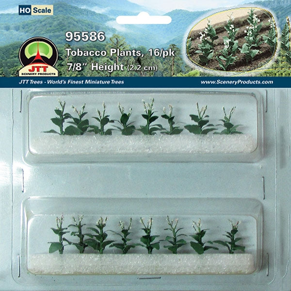 JTT HO Scale Tobacco Plants - 16-Pack | 95586– product image
