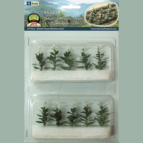 JTT O Scale Tobacco Plants - 10-Pack | 95587 — exact product reference
