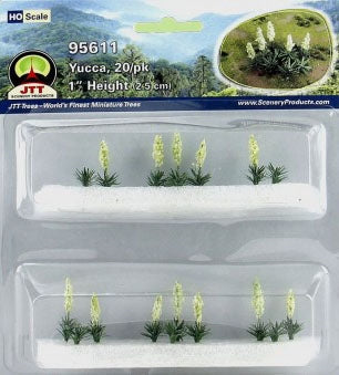 JTT HO Scale Yucca - 20-Pack | 95611 — exact product reference