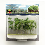 JTT HO Scale Woods Edge Trees - Green, 3"-3.5", 9-Pack | 95617 — exact product view