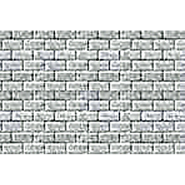 JTT O Scale (1:48) Concrete Block Pattern Sheets - 2-Pack | 97426– product image