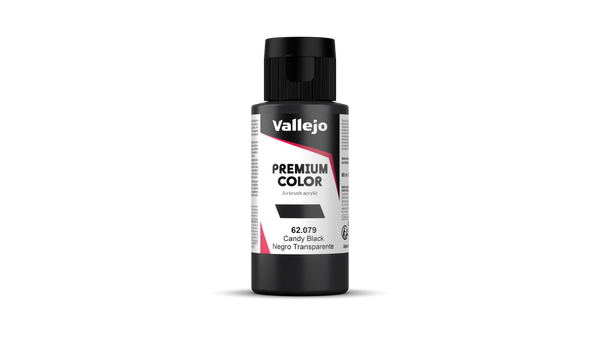 Vallejo 62.079 Premium Color Candy Black – 60 ml