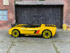 Loose Hot Wheels - Chevy Corvette C6 Convertible - Yellow and Black