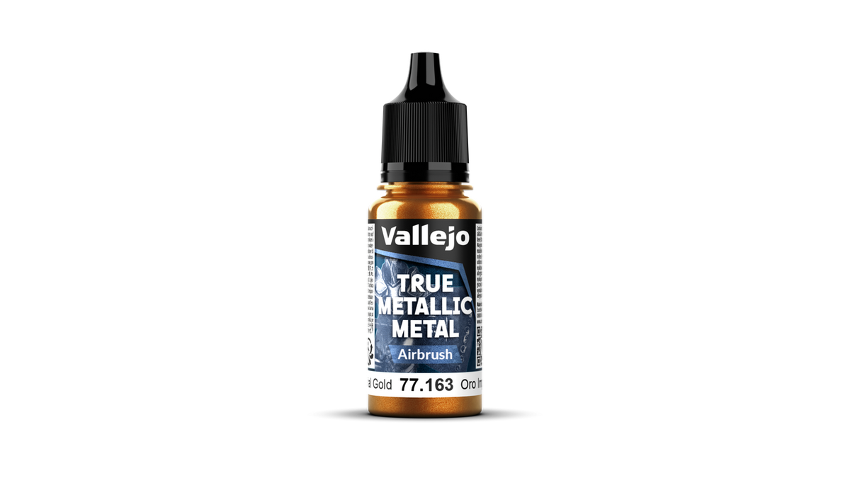Vallejo 77.163 Imperial Gold Airbrush True Metallic Metal 18 ml bottle