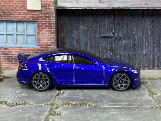 Loose Hot Wheels - Tesla Model S Plaid - Dark Blue