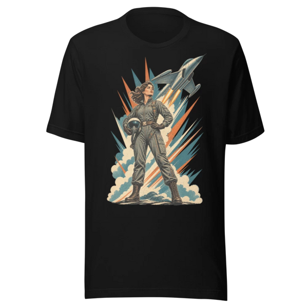 US Service Aviation Heroine 49 T-Shirt product mockup