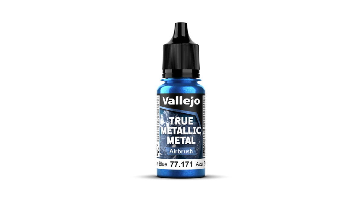Vallejo 77.171 Sapphire Blue Airbrush True Metallic Metal 18 ml bottle