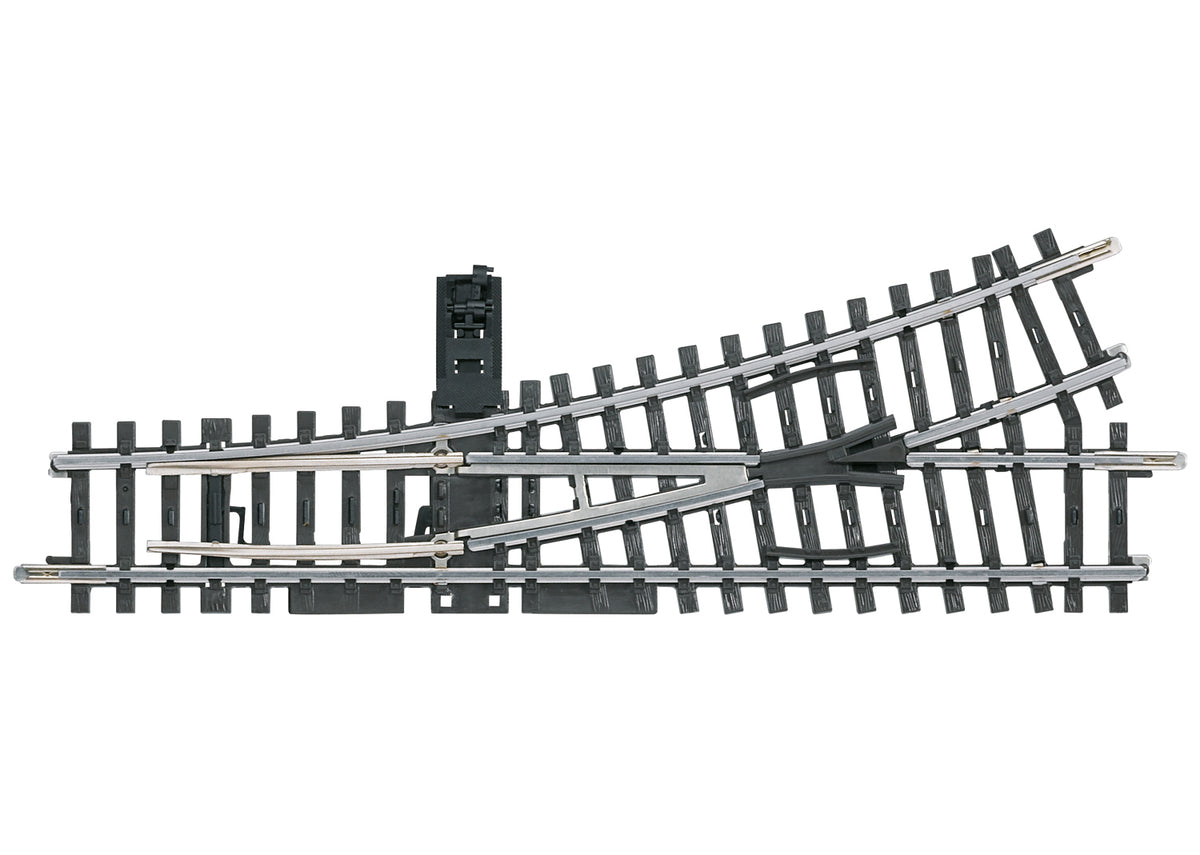 Left Turnout Length 168.9 mm / 6-5/8" — exact product view