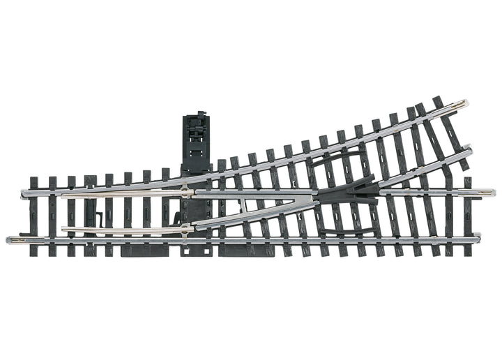Left Turnout Length 168.9 mm / 6-5/8" — exact product view