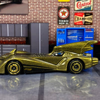 Loose Hot Wheels - Batmobile - Gold and Black