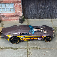 Loose Hot Wheels - Nitro Doorslammer Race Car - Purple