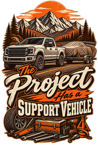 Project Support Vehicle artwork close-up