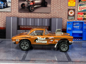 Loose Hot Wheels - 1962 Chevy Corvette Gasser - Bronze and Black