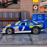 Loose Hot Wheels - Chevy Stock Car (1991) - Blue and White Hot Wheels