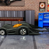 Loose Hot Wheels - Crooze Batmobile - Black and Orange