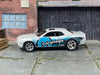 Custom Hot Wheels - 2008 Dodge Challenger SRT8 - White and Blue MOPAR - Chrome Mag Wheels - Rubber Tires